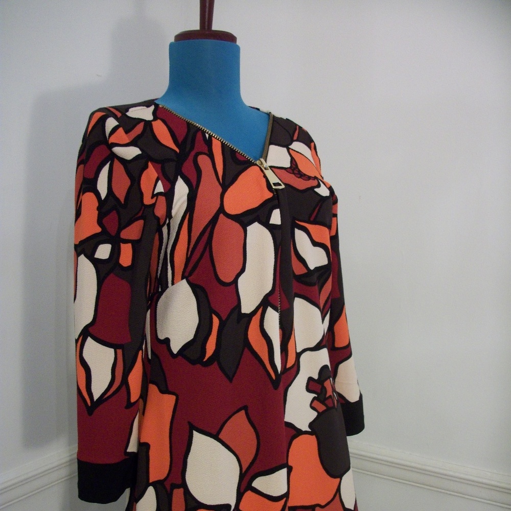 Coco Bianco Multi Color Top Size Small NWT